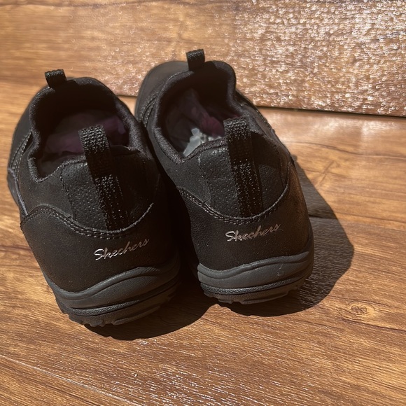 Skechers empress lets be real black slip on shoes sneakers size 6.5 - Picture 5 of 11